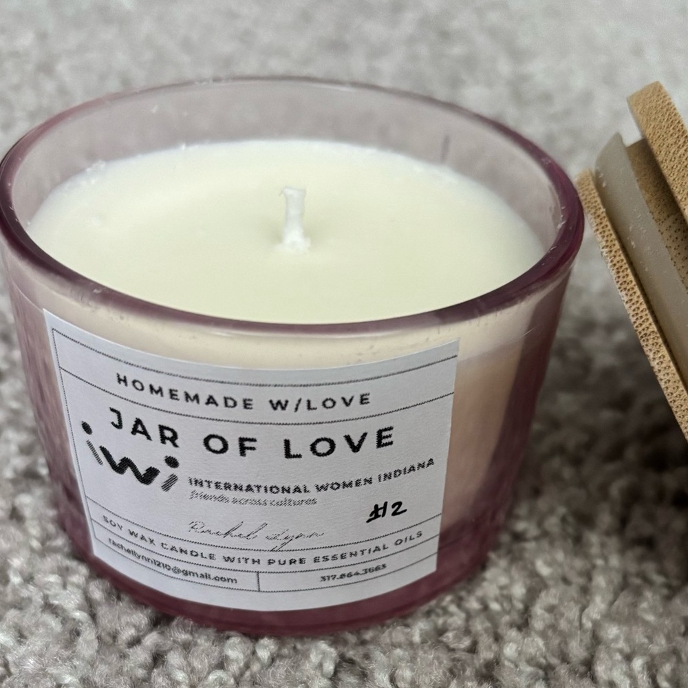 Natural Soy Wax Candle | Pure Essential oil ~Jar Of Love